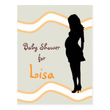 Invitation de baby shower cartes postales