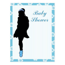 Invitation de baby shower cartes postales