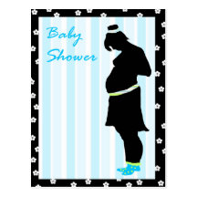 Invitation de baby shower cartes postales