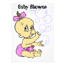 Invitation de baby shower de bulles