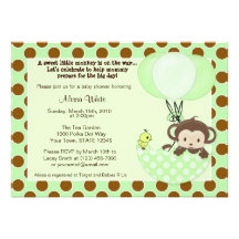Invitation de baby shower de parapluie de birdie d