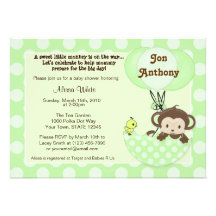 Invitation de baby shower de parapluie de birdie d