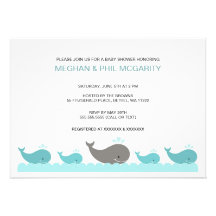 Invitation de baby shower de turquoise et de balei