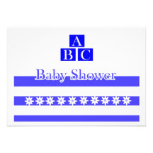 Invitation de baby shower - garçons
