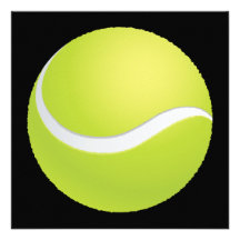 Invitation de balle de tennis