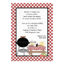 Invitation de BBQ d'été invitations