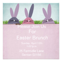 Invitation de brunch de Pâques