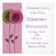 Invitation de brunch de Pâques