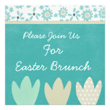 Invitation de brunch de Pâques