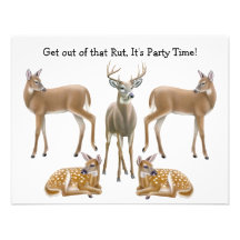 Invitation de cerf de Virginie