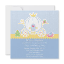 Invitation de chariot de fête d'anniversaire de la