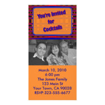 invitation de cocktail cartes de vœux avec photo