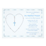 Invitation de coeur de chapelet