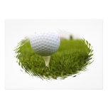 Invitation de conception de tee de golf