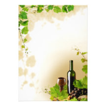 Invitation de conception de vin