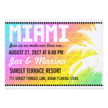 Invitation de destination de MIAMI