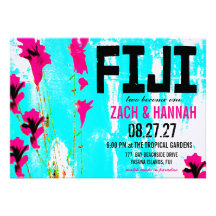 Invitation de destination des FIDJI DEUX