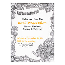 Invitation de Dia de Los Muertos Event