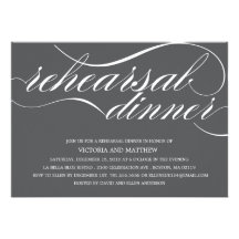 INVITATION DE DÎNER DE RÉPÉTITION DU MANUSCRIT %PI