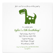 invitation de Dino-acarides