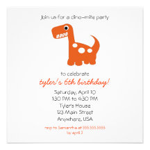 invitation de Dino-acarides