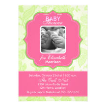 Invitation de douche de bébé