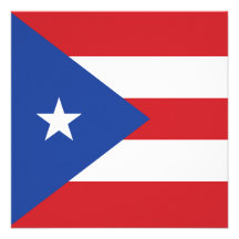 Invitation de drapeau de Porto Rico