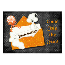 Invitation de fantômes de Halloween