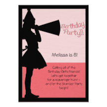 Invitation de fête d'anniversaire