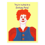Invitation de fête d'anniversaire, cartes postales