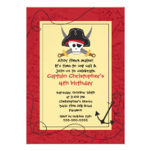 Invitation de fête d'anniversaire de garçon de com