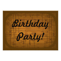Invitation de fête d'anniversaire de l'adulte