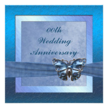 Invitation de fête d'anniversaire de papillon