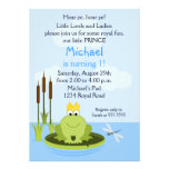 Invitation de fête d'anniversaire de prince de gre