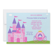 Invitation de fête d'anniversaire de princesse