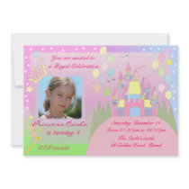 Invitation de fête d'anniversaire de princesse
