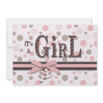 Invitation de fête de naissance de fille