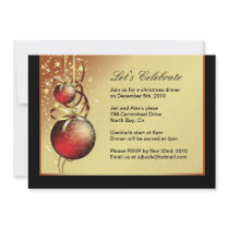 Invitation de fête de Noël