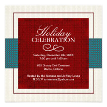 Invitation de fête de Noël