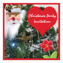 Invitation de fête de Noël