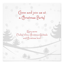 Invitation de fête de Noël