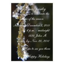 invitation de fête de Noël