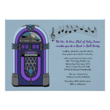 Invitation de juke-box