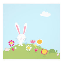 Invitation de lapin de Pâques