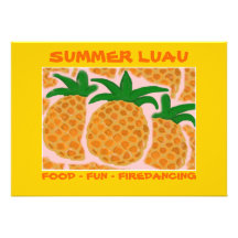 Invitation de Luau d'été