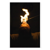 Invitation de mangeur de feu