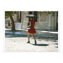 Invitation de marche de fille