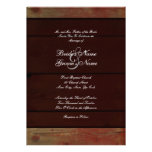 Invitation de mariage campagnard