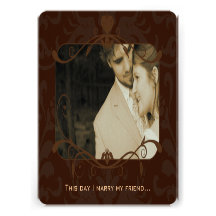 Invitation de mariage de photo je marie mon Ami-Ch