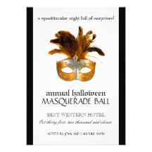 Invitation de mascarade de Halloween